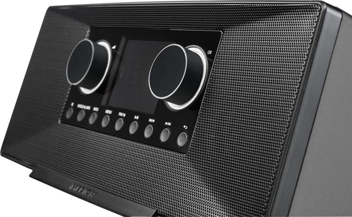 Image du produit Medion P85333 - DAB+ internetradio - Wifi - FM-ontvangst - Zwart (DAB+ DAB, AM, FM, MF, WiFi)