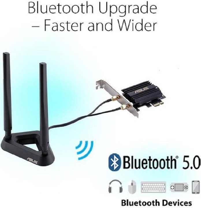 Produktbild ASUS PCE-AX58BT AX3000 WiFi 6 Adapter (Mini PCI Express)
