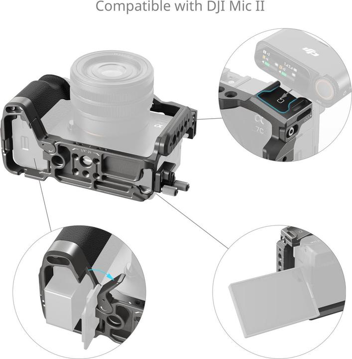 Immagine prodotto SmallRig Kit gabbia a sgancio rapido HawkLock (Gabbietta)