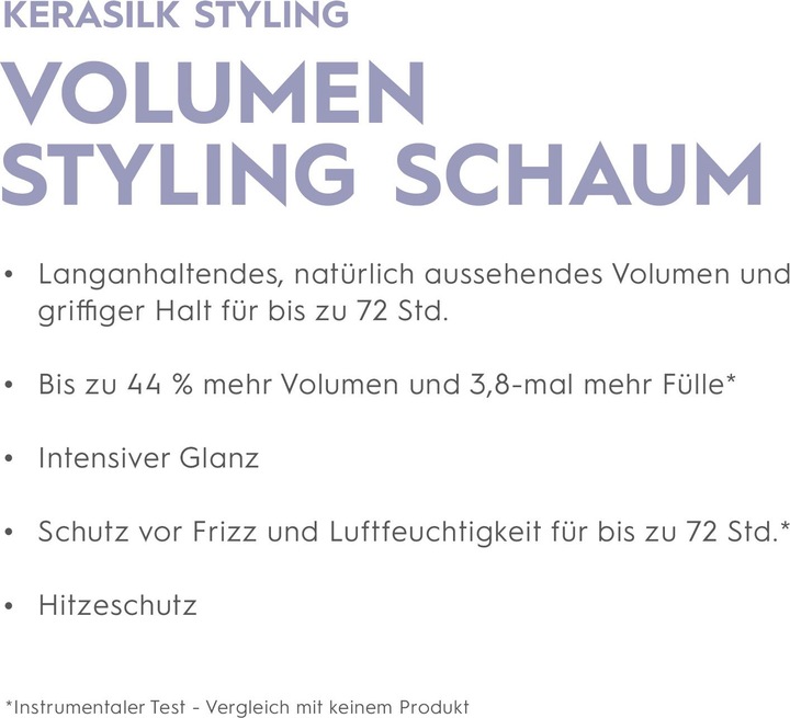 Immagine prodotto Kerasilk Schiuma Styling Volume (150 ml, Schiuma a volume)