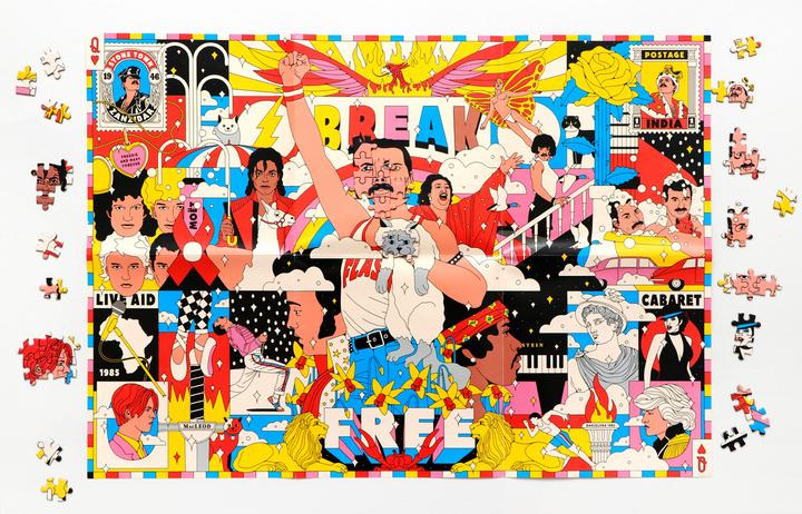 Produktbild Die Welt des Freddie Mercury (1000 Teile)