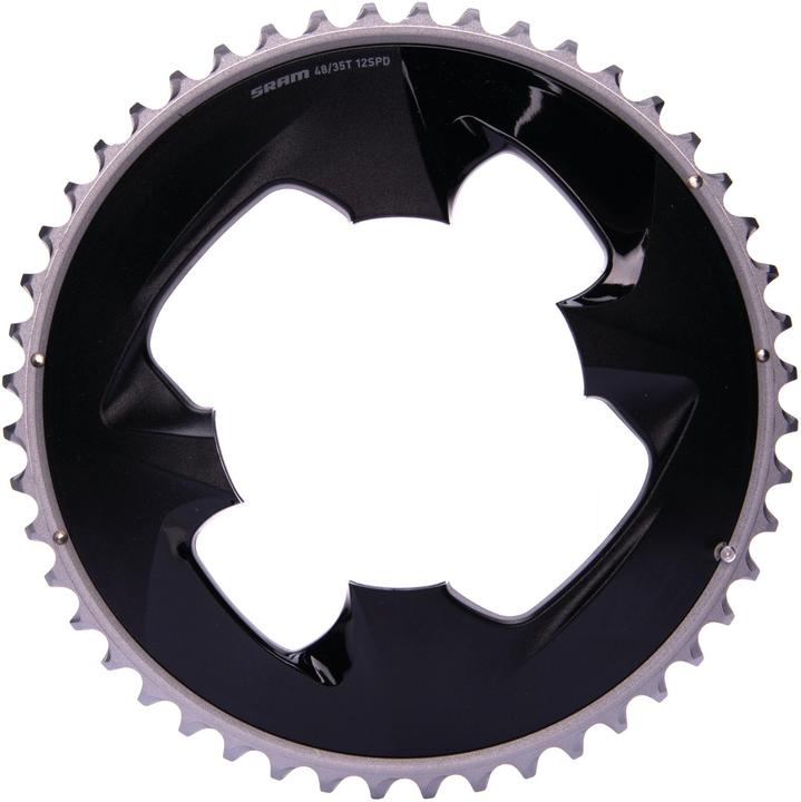 Sram Chain Ring Road 107BCD 2X12 Force With Cover Plate (48)
