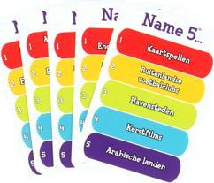 Produktbild Goliath Toys Nennen Sie 5 NL-Kartenspiel (2 - 5 Spieler)