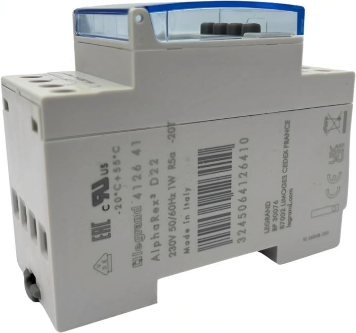 Produktbild Legrand AlphaRex³ D22 digitale Wochenzeitschaltuhr