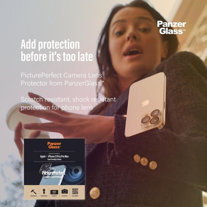 Actual product image PanzerGlass Camera Protector (1 Piece, Apple iPhone 13 Pro Max, Apple iPhone 13 Pro)