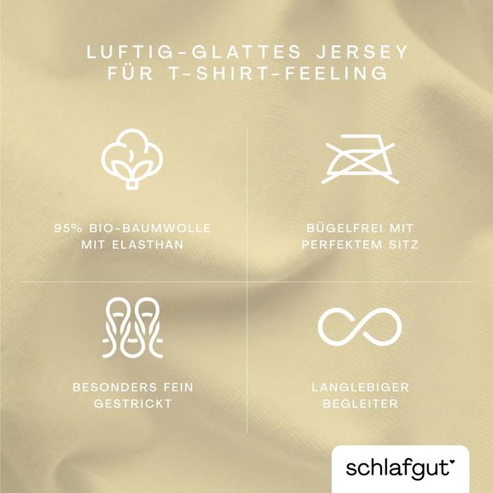 Actual product image schlafgut Knitted Jersey (Duvet cover, 200 x 200 cm)