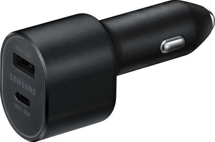 Actual product image Samsung DUAL FAST CAR CHARGER 45W & 15W EP-L5300XB BLACK