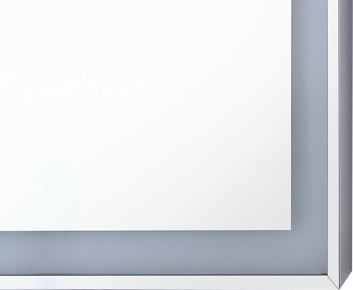 Image du produit Beliani Badspiegel mit LED-Beleuchtung rechteckig 90 x 70 cm ARGENS (90 x 70 cm)