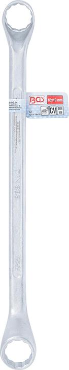 Actual product image BGS Double Ring Spanner, offset 18 x 19 mm (18 mm, 19 mm)