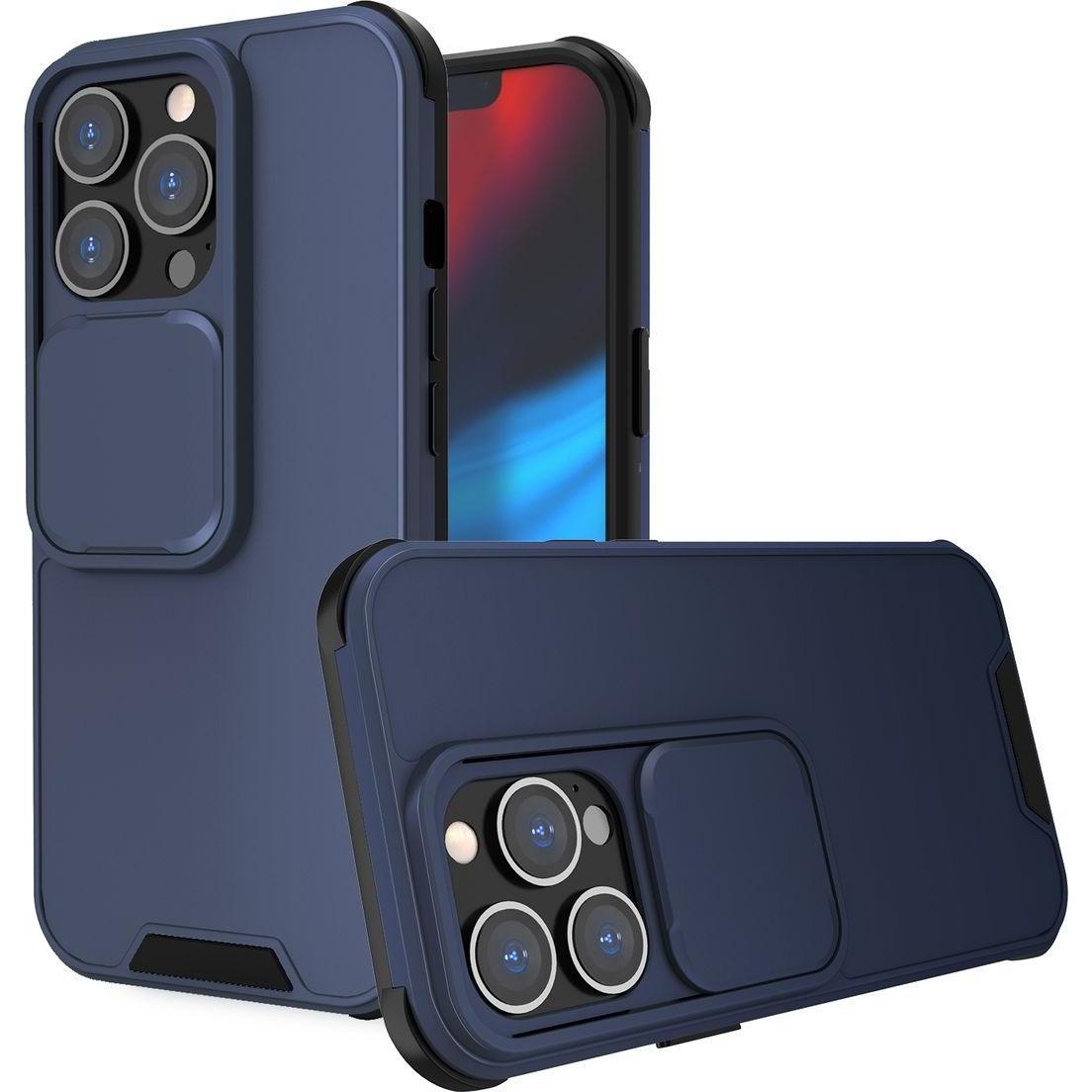 König Design Hülle Handy Schutz für Apple iPhone 13 Pro Max Case Cover Tasche Etuis Blau Neu (Apple iPhone 13 Pro Max), ...
