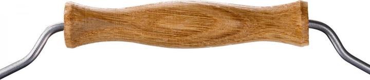 Produktbild Dema Emaille Wassereimer Blumeneimer Eimer Gartendeko 10L emailliert weiss Holz Henkel (1 Stk.)