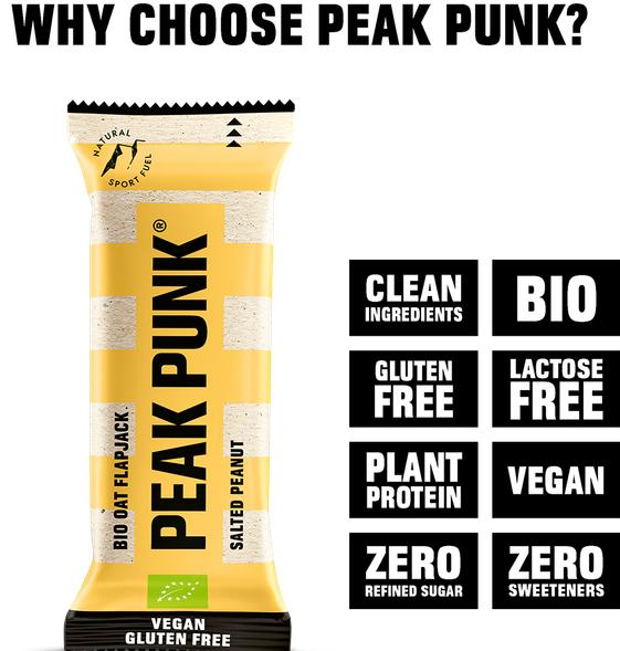 Image du produit Peak Punk Bio Oat Flapjack (720 g, 12 pcs)