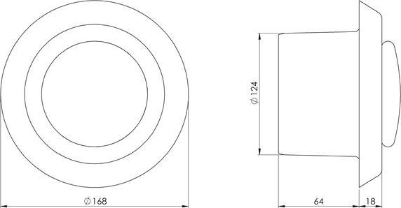 Image du produit Europlast Diffuseur Tout Usage En Plastique, D125,Blanc