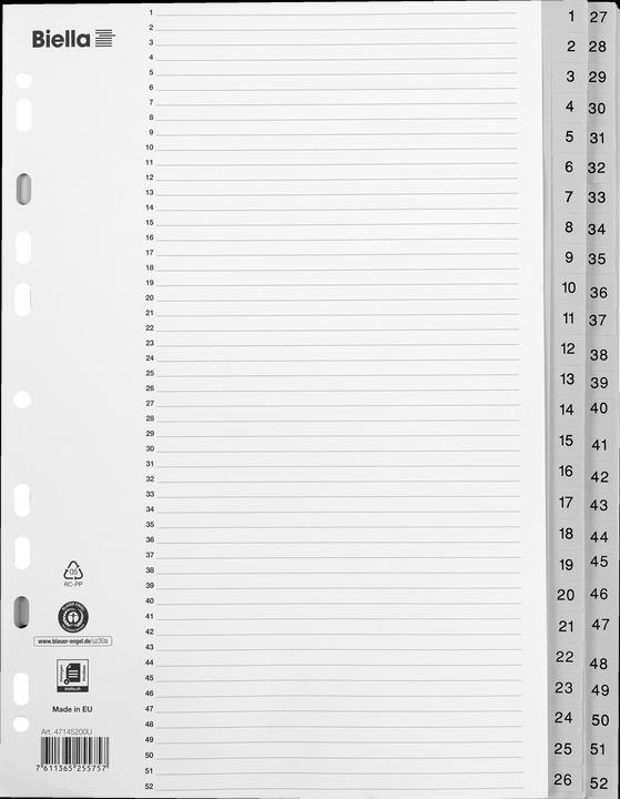 Actual product image Biella Register PP