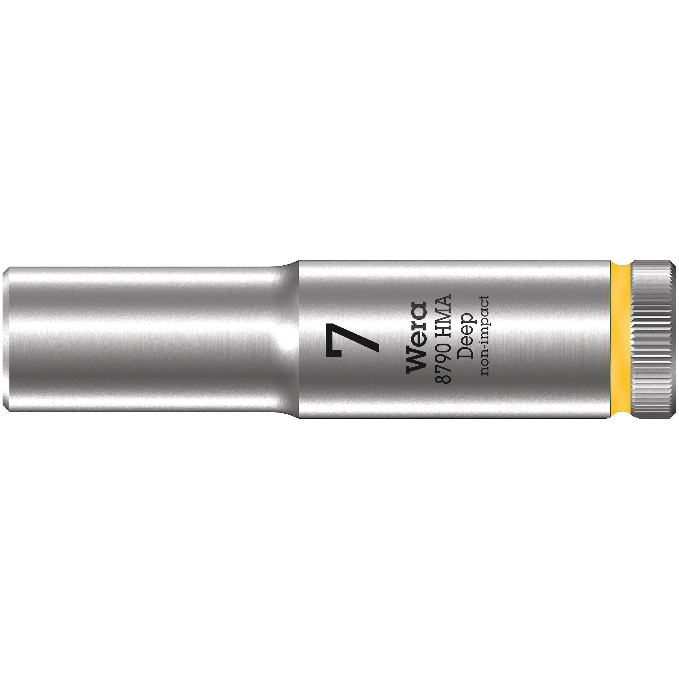 Wera, Steckschlüssel + Stecknuss, 8790 HMA Deep 7,0 (7 mm)