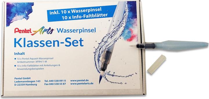 Pentel Aquash Wasserpinsel Klassenset Spitze mittel