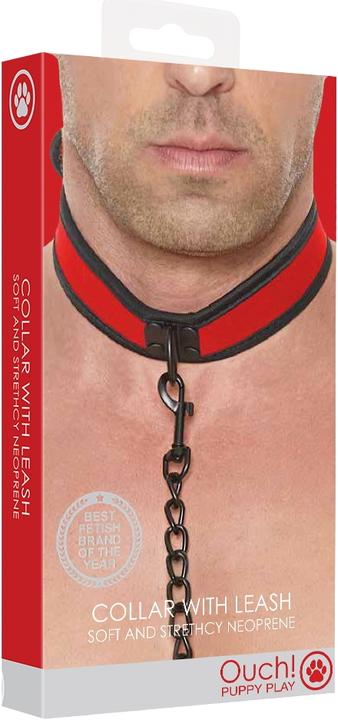 Produktbild Ouch! Neoprene Collar With Leash