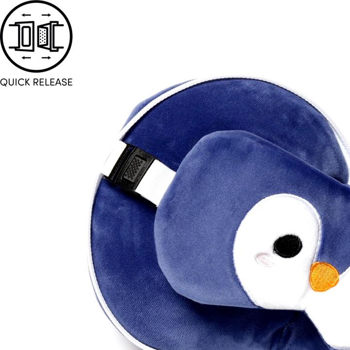 Immagine prodotto Puckator Pinguino di peluche Relaxeazzz (Cuscino per testa e collo)
