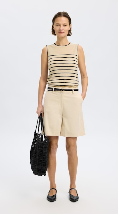 Actual product image Selected Femme Leinenmix Stricktop (XL)