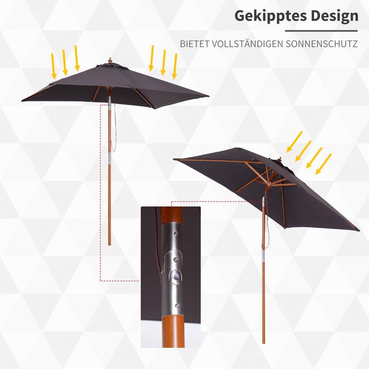 Produktbild Outsunny Sonnenschirm knickbar (1.50 m)