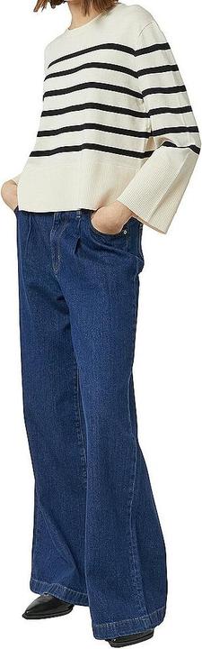 Image du produit Comma Strickpullover Moderner Strickpullover mit Kimono-Ärmeln und Streifen (44)