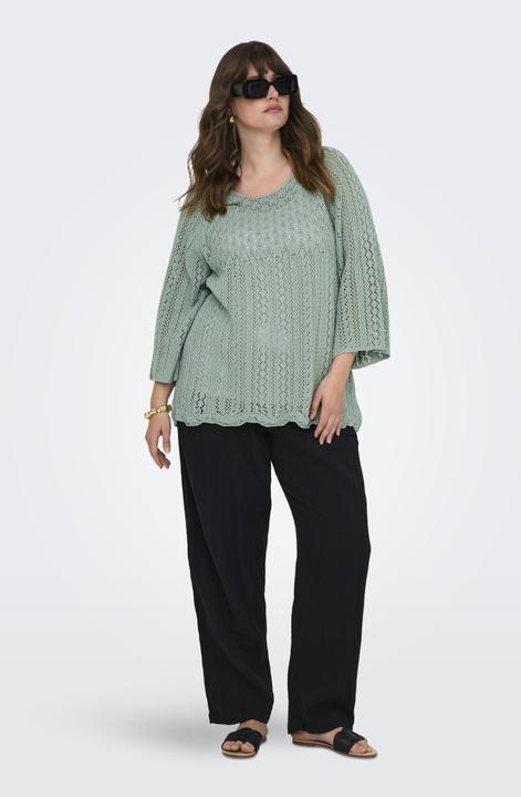 Produktbild Only Normal geschnitten Rundhals Plus Pullover Strickpullover (M)