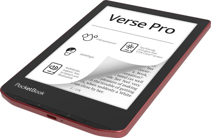 Image du produit PocketBook Verse Pro (6", 16 Go, Rouge Passion)