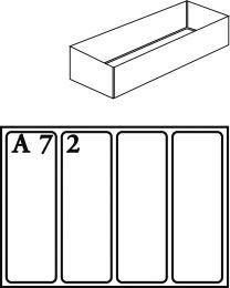 Actual product image Raaco Compartment insert 55 2xA7-2