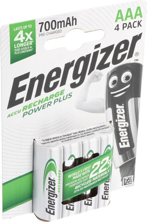 Actual product image Energizer Recharge Power Plus (4 pcs., AAA, 700 mAh)