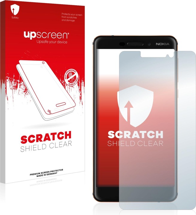Actual product image upscreen Scratch Shield Protector (1 Piece, Nokia 6.1)