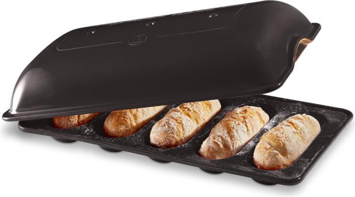 Image du produit Emile Henry EH795519 Mini-Baguettes Baker, céramique, anthracite