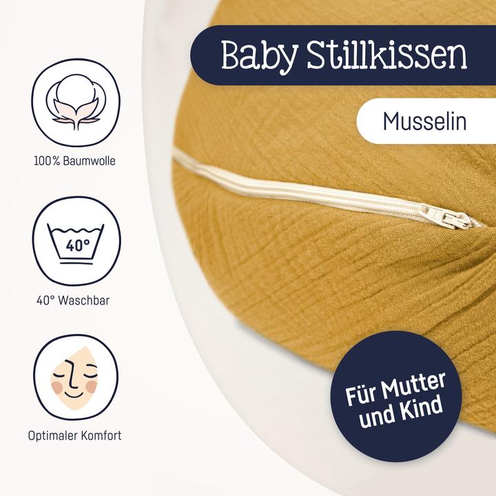 Produktbild Julius Zöllner Stillkissen Musselin (76 cm)