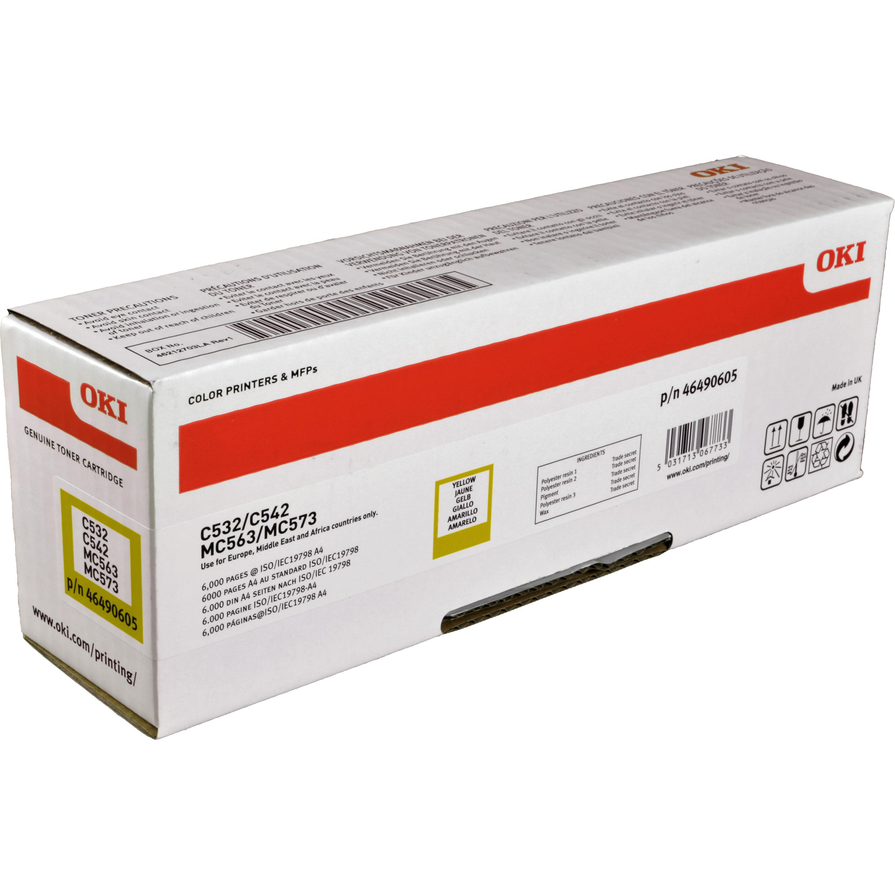 OKI, Toner, 46490605 (Y)