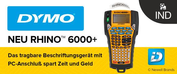 Actual product image Dymo Rhino 6000 in a sturdy hard case