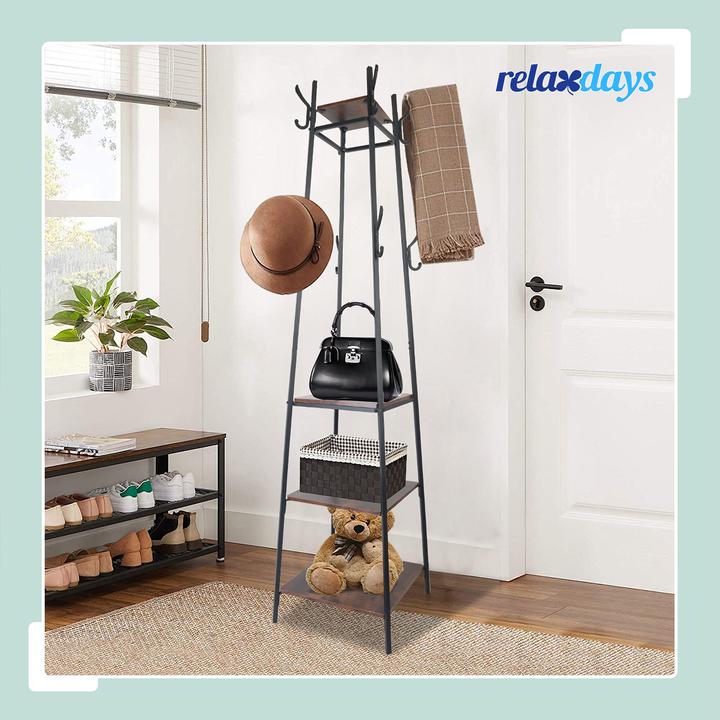 Actual product image Relaxdays Coat rack