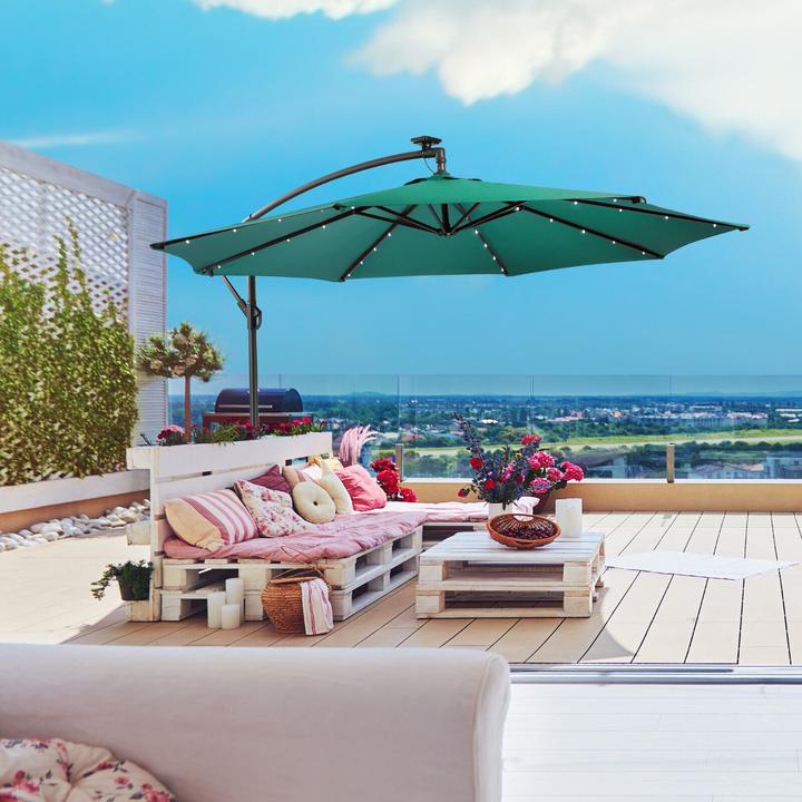 Produktbild Arebos Sonnenschirm mit LED (3 m)