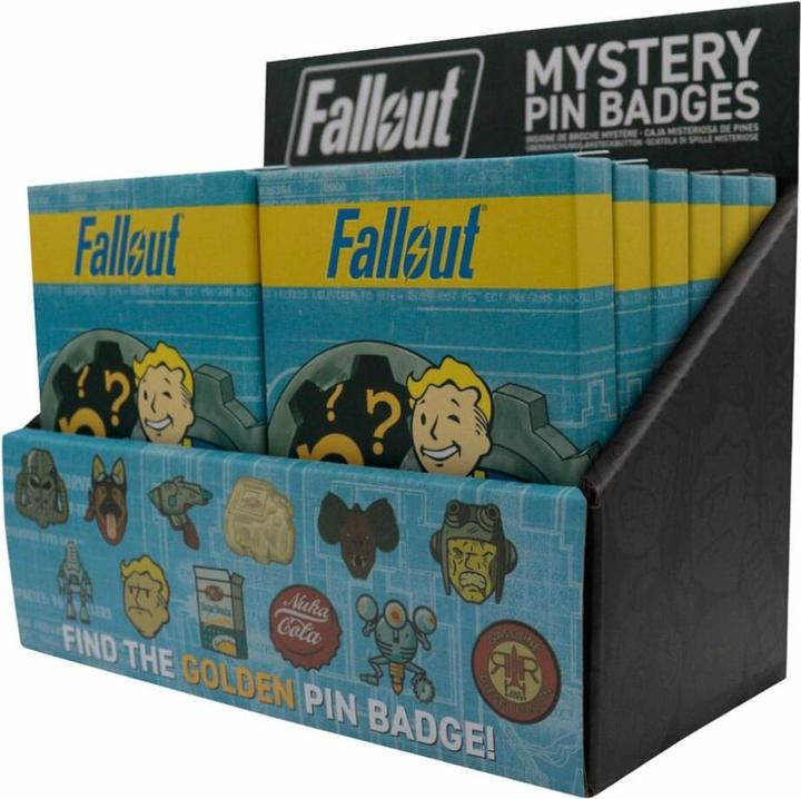 Image du produit Fanattik Fallout Pin's Display Mystery Pin Badge (12)