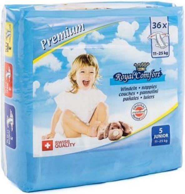 Image du produit Royal Comfort Windeln Premium (Taille 5, Pack, 36 pièce(s))