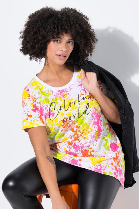 Image du produit Angel of Style T-Shirt, A-Linie, Farbspritzer, Colorful World (48)