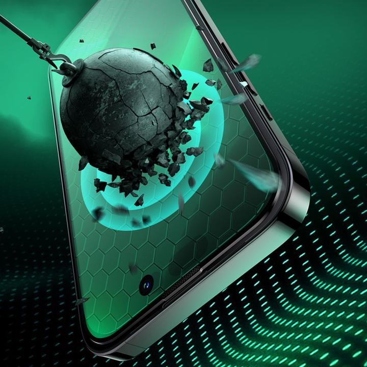 Actual product image Joyroom Full Screen Tempered Glass for eye protection JR-G02 for Apple iPhone 14 Pro 6.1" (1 pcs., Apple iPhone 14 Pro)