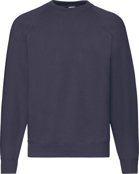 Actual product image Fruit of the Loom Mens Classic 80/20 Raglan Sweatshirt (S)