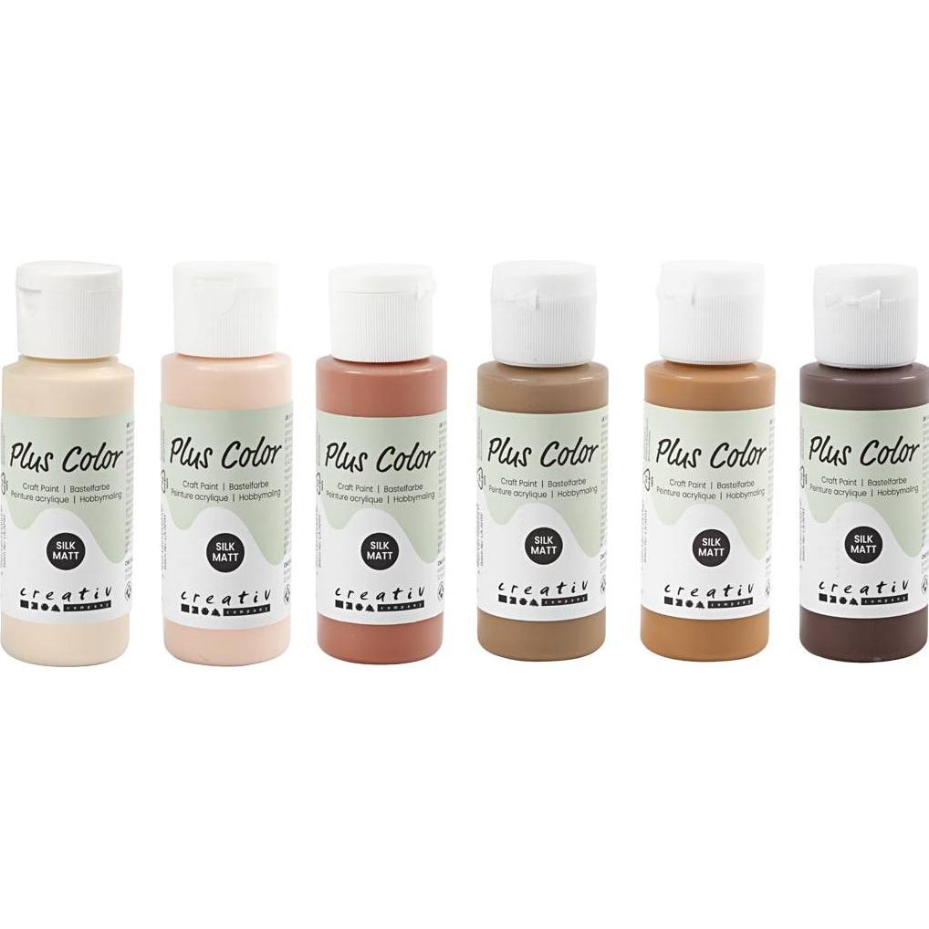 Plus Color, Colore + Vernice per fai da te, Craft Paint (60 ml)