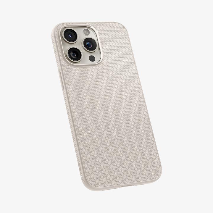 Produktbild Spigen Liquid Air Hülle für iPhone 15 Pro – natürliches Titan (Apple iPhone 15 Pro)