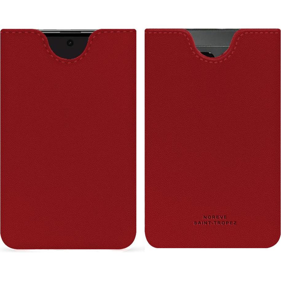 Thumbnail - Noreve Lederschutzhülle (Google Pixel Fold), Smartphone Hülle, Rot