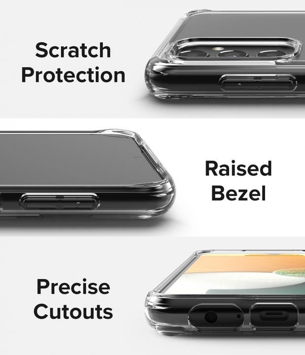 Image du produit Ringke Fusion tpu case with frame Samsung galaxy a13 5g transparent (Samsung Galaxy A13 5G)