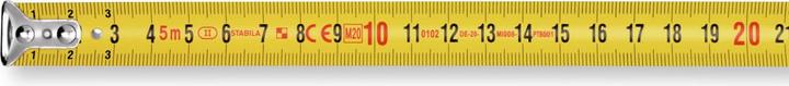 Actual product image Stabila 8m pocket tape measure BM 100 (M)