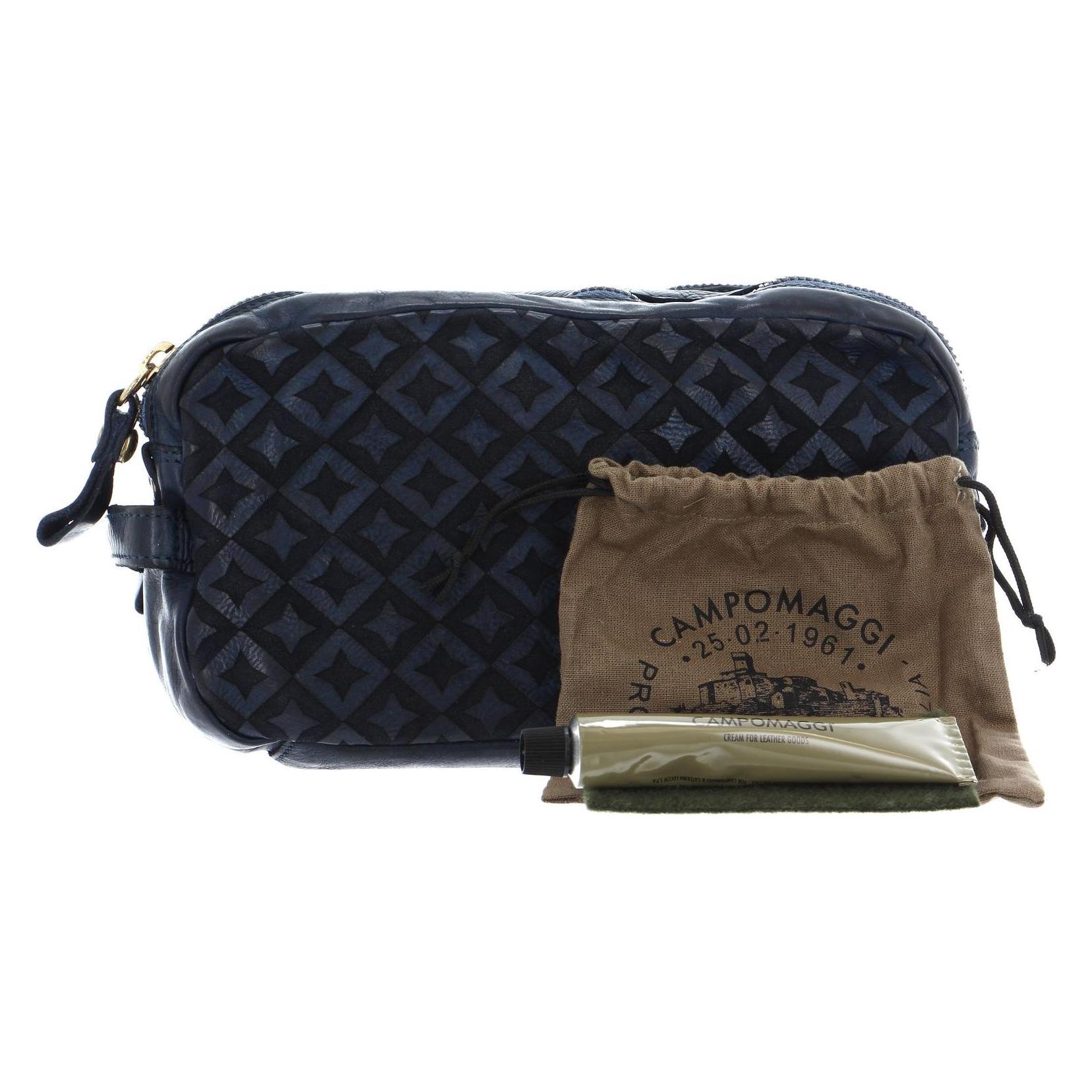 Campomaggi, Necessaire, Beauty Bag, Blau