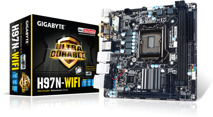 Produktbild Gigabyte Ga-H97n-Wifi (LGA 1150, Intel H97, Mini-ITX)