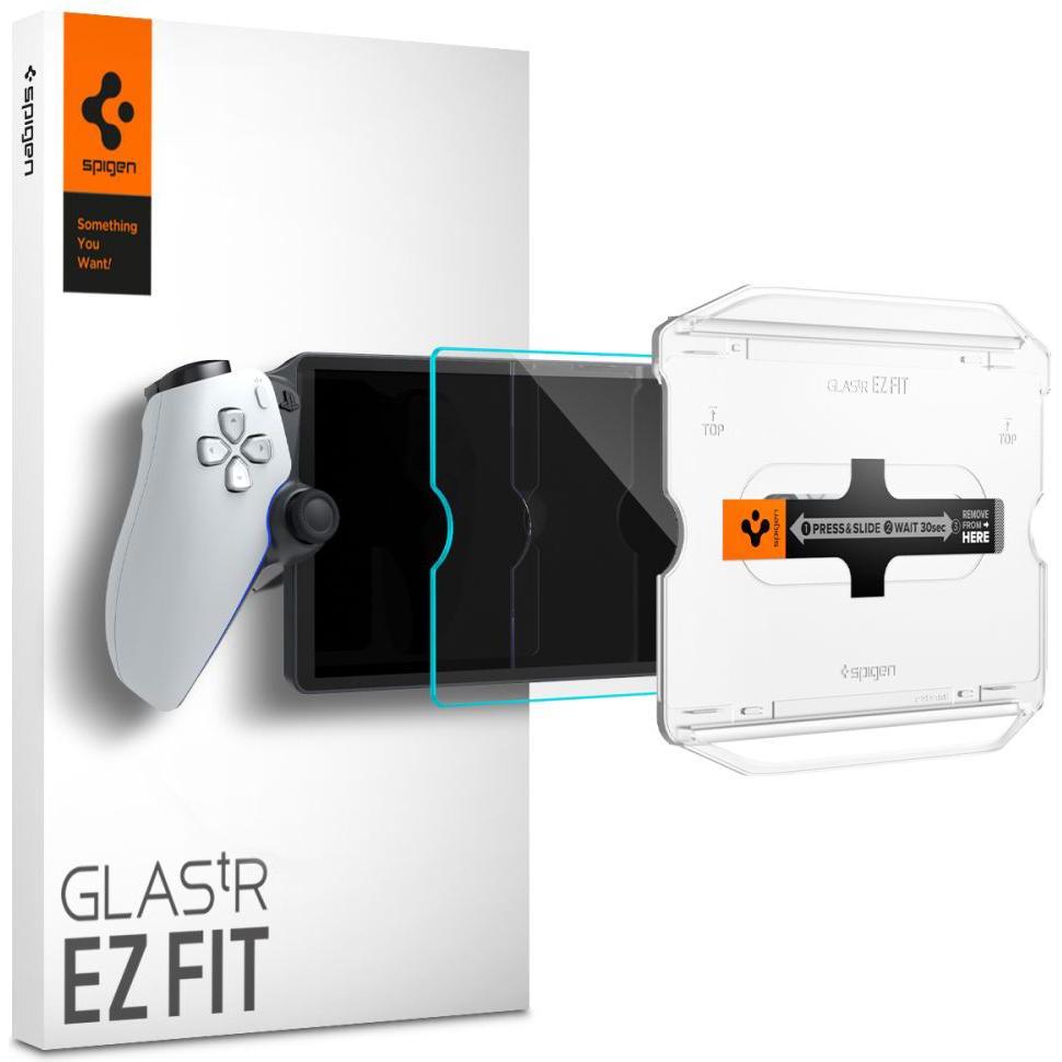 Spigen GLAS.tR EZ Fit, Weiteres Gaming Zubehör, Transparent