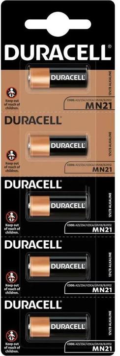 Actual product image Duracell MN21 (A23) (5 pcs., A23, 60 mAh)